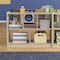 Flash Furniture Bright Beginnings Commercial Grade 5 Section Modular WoodenClassroom Open StorageUnit, Safe, Kid Friendly Design, Natural MK-KE23940-GG - alternate 4